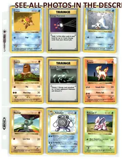 RM) Pokemon Card Lot Shadowless Base Set 1st Edition Jungle Gym Heroes Challenge - Image 3