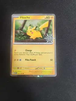 Pikachu - (Holiday Calendar) 025/165 Miscellaneous Cards & Products Holo - Image 1
