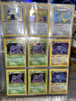WOTC Pokemon Binder Lot 72 Cards - 11 1st Ed Holos 9 Pages All Holo NM-HP + Jap - Image 4