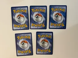 Lot Of 5 Pokemon Scarlett & Violet white FLARE ILLUSTRATION RARE CARDS Dewott - Image 2