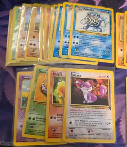 Pokemon Vintage 50 Card Mixed Lot Base Jungle Fossil Gym Heroes WOTC Rare MINT!! - Image 2