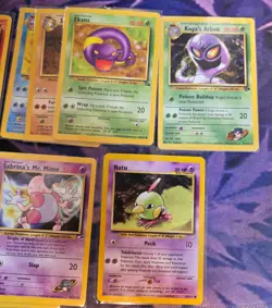Pokemon Vintage 50 Card Mixed Lot Base Jungle Fossil Gym Heroes WOTC Rare MINT!! - Image 5