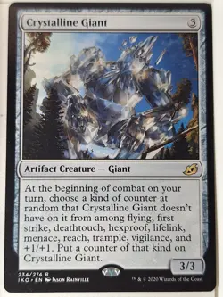 Crystalline Giant - Ikoria: Lair of Behemoths - Magic the Gathering MTG Nice! - Image 1