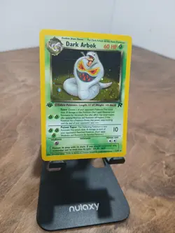 Pokemon Dark Arbok Holo Rare TCG Card 2/82 Unlimited LP Team Rocket Set - Image 1
