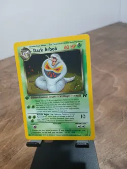 Pokemon Dark Arbok Holo Rare TCG Card 2/82 Unlimited LP Team Rocket Set - Image 2