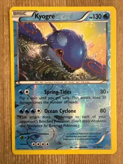Kyogre 53/160 - XY Primal Clash Reverse Holo - Pokemon Card - VLP - Image 1