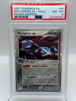 Metagross ex 96/100 Power Keepers Holo Ultra Rare Pokemon TCG Card PSA 8 NM/M - Image 1