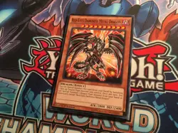 Red-Eyes Darkness Metal Dragon SR02-EN009 1st Common NM Yugioh Card - Image 1