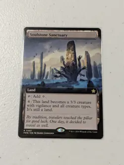 MTG Soulstone Sanctuary - Extended Art - Foundations NM - Image 1