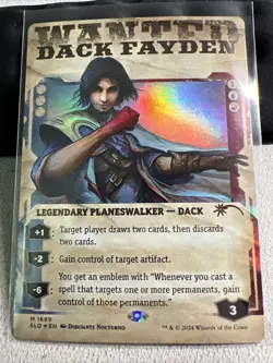 Foil Dack Fayden Secret Lair Outlaws Of Thunder Junction Magic MTG Card - Image 1