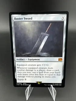 MTG Buster Sword Final Fantasy Regular 255 Mythic Rare - Image 1