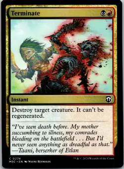 Magic the Gathering HP Terminate Modern Horizons 3 Commander MTG Free Shipping! - Image 1