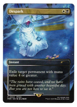 MTG DESPARK BORDERLESS FINAL FANTASY PROMO INSTANT NM REMOVAL COMMANDER FFXIV - Image 1