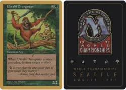 Light Play, English MTG Regular Uktabi Orangutan - Jakub Slemr - 1997 World Cham - Image 1