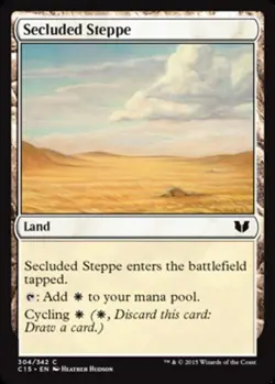 Secluded Steppe NM, English MTG Commander 2015 - Image 1