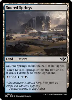 Soured Springs Outlaws of Thunder Junction MTG Magic - Image 1