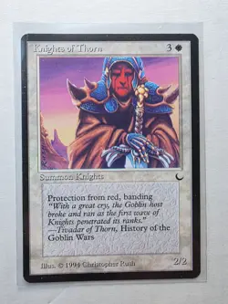 MTG Magic The Gathering Knights of Thorn The Dark Regular - Image 1