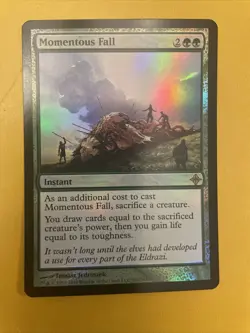 MTG - Momentous Fall - FOIL - Rise of the Eldrazi - NM/MT - Brandy New! - Image 1