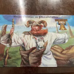 MTG Angus MacKenzie Playmat - Signed Bryon Wackwitz 20/25 Legends 2015 - Image 1