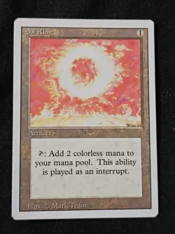 Sol Ring - Magic The Gathering MtG Revised Edition LP Lightly Played - Image 1