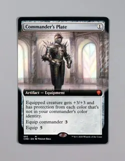 Commander's Plate (Extended Art) Commander Legends Regular - Image 1