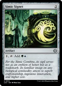 Simic Signet Commander: The Lost Caverns of Ixalan MTG Magic - Image 1