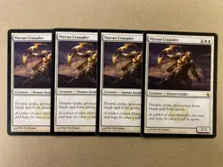 MTG 4x Mirran Crusader Mirrodin Besieged Modern Magic the Gathering x4 MP - Image 1
