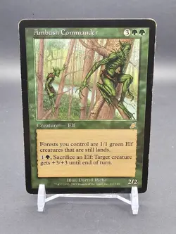 1x Ambush Commander Scourge Lightly Played-LP Green Rare Magic Card MTG 111/143 - Image 2