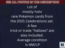 NobleSpirit Pokemon TCG Celebrations Holo Rare Lot of 100+ Ho Oh Lugia POWERFUL - Image 2
