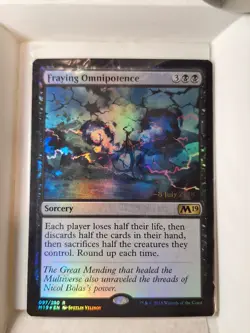 Fraying Omnipotence - FOIL SEALED Prerelease - Magic the Gathering MTG Nice! - Image 1