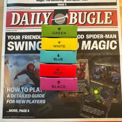 SDCC 2025 Magic The Gathering x Spider-Man Welcome Deck Complete Set (5) + Mat - Image 2