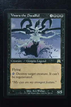 Magic The Gathering MTG VISARA THE DREADFUL Onslaught LP Lightly Played - Image 1