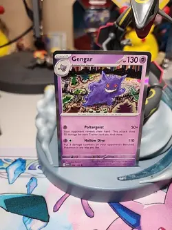 Pokemon TCG 2023 Gengar 94/165 Scarlet & Violet 151 Holo Rare LP/MINT - Image 1