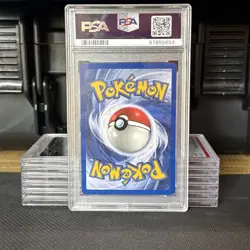 2000 POKEMON GYM HEROES HOLO #11 ROCKET'S HITMONCHAN PSA 8 - Image 2