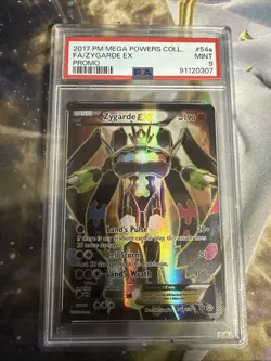2017 POKEMON BLACK STAR PROMO ZYGARDE EX #54A FULL ART PSA 9 MINT #129464697 - Image 1