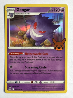 Pokemon TCG Gengar 066/196 Trick or Trade 2023 Holo - Image 1