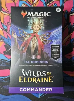 Fae Dominion Commander Deck Wilds of Eldraine New Sealed MTG Magic The Gathering - Image 1