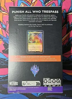 Fae Dominion Commander Deck Wilds of Eldraine New Sealed MTG Magic The Gathering - Image 2