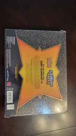 Pokemon TCG Shining Fates Shiny Cramorant V Collection Box SEALED imperfect box - Image 4