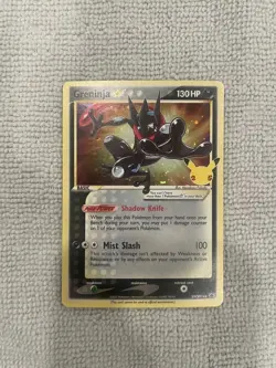 Pokemon Greninja SWSH144 25th Anniversary Black Star Promo Holo 2021 - Image 1
