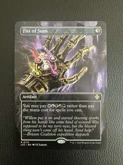 MTG - Fist of Suns (Borderless) - Commander: The Lost Caverns of Ixalan - 113 - Image 2
