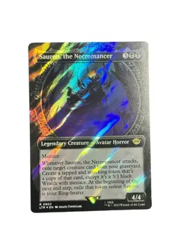 MTG Sauron, The Necromancer (Showcase) (Surge Foil) LTR #0802 - Image 1