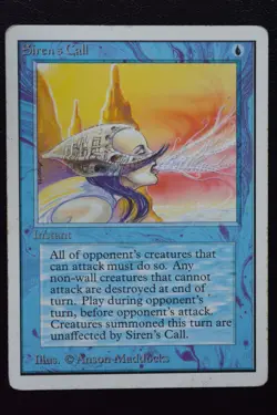 Magic The Gathering MTG SIREN'S CALL Unlimited Edition HP Heavily Played - Image 1