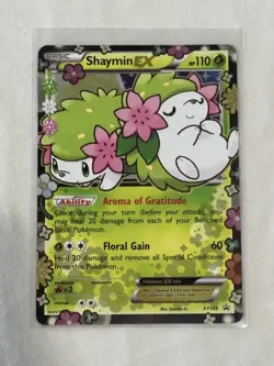 Pokemon TCG Shaymin EX Black Star Promo Card XY148 Holo - Image 1