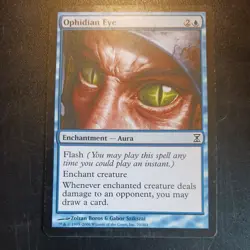 Mtg Ophidian Eye LP Time Spiral Magic the Gathering Blue Card - Image 1