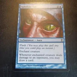 Mtg Ophidian Eye LP Time Spiral Magic the Gathering Blue Card - Image 2