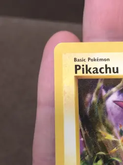 Pikachu Red Cheeks Shadowless 1st Ed NM 1999 Pokemon Base Set Card 58/102 - Image 2