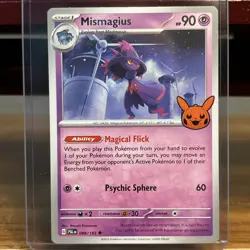 Mismagius 088/193 Trick or Trade BOOster Card 2023 Halloween Stamp Pokemon - Image 1