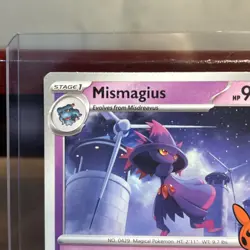 Mismagius 088/193 Trick or Trade BOOster Card 2023 Halloween Stamp Pokemon - Image 2