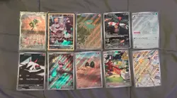 ILLUSTRATION RARE LOT of 10 ENGLISH Pokemon Cards NM/M - Image 1